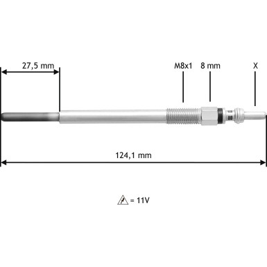 Valeo | Glühkerze | 345138