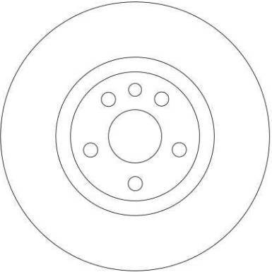 TRW | Bremsscheibe | DF4257