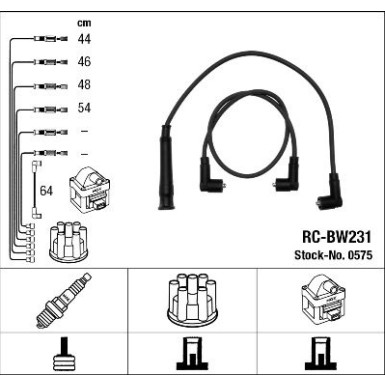 NGK | Zündleitungssatz | 0575