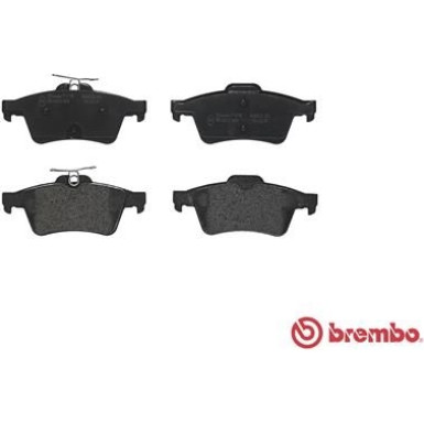 Brembo | Bremsbelagsatz, Scheibenbremse | P 61 110