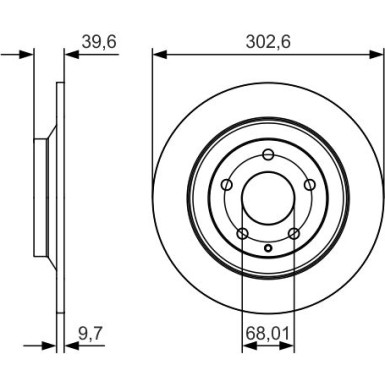 BOSCH | Bremsscheibe | 0 986 479 C28