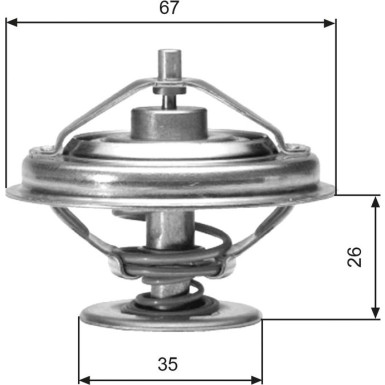 Gates | Thermostat, Kühlmittel | TH01880G1