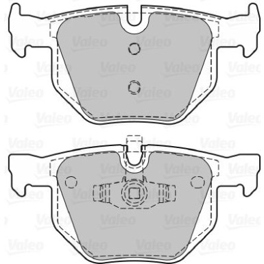 Valeo | Bremsbelagsatz, Scheibenbremse | 598885