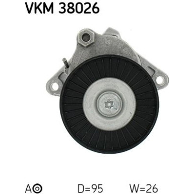 SKF | Spannrolle, Keilrippenriemen | VKM 38026