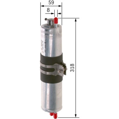 BOSCH | Kraftstofffilter | F 026 403 766