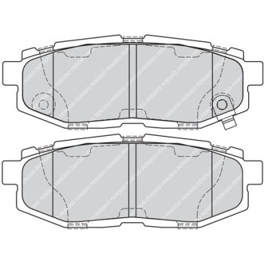 Ferodo | Bremsbelagsatz, Scheibenbremse | FDB4187