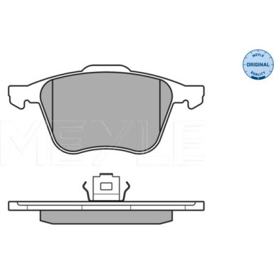 Meyle | Bremsbelagsatz, Scheibenbremse | 025 235 9018