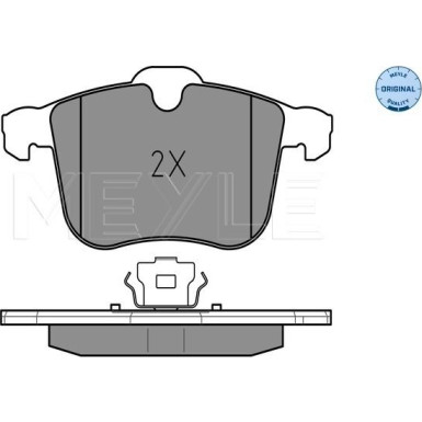 Meyle | Bremsbelagsatz, Scheibenbremse | 025 234 0419