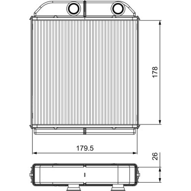 Valeo | Wärmetauscher, Innenraumheizung | 811538