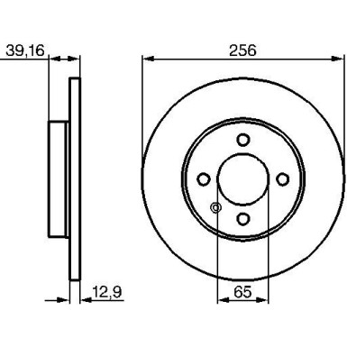 BOSCH | Bremsscheibe | 0 986 479 B30