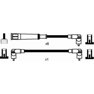 NGK | Zündleitungssatz | 0576