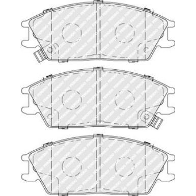 Ferodo | Bremsbelagsatz, Scheibenbremse | FDB4076