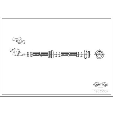 Corteco | Bremsschlauch | 19035087