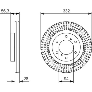 BOSCH | Bremsscheibe | 0 986 479 782