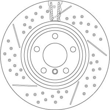 TRW | Bremsscheibe | DF6606S