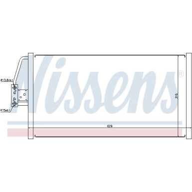 Nissens | Kondensator, Klimaanlage | 94579