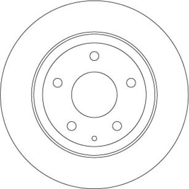 TRW | Bremsscheibe | DF8115