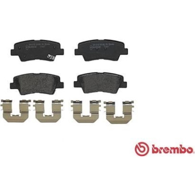 Brembo | Bremsbelagsatz, Scheibenbremse | P 30 047