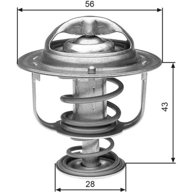 Gates | Thermostat, Kühlmittel | TH31388G1