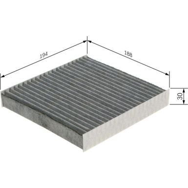 BOSCH 1 987 435 589 Innenraumfilter