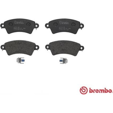 Brembo | Bremsbelagsatz, Scheibenbremse | P 61 065