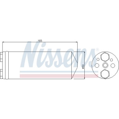 Nissens | Trockner, Klimaanlage | 95425