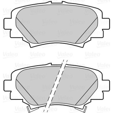 Valeo | Bremsbelagsatz, Scheibenbremse | 302288