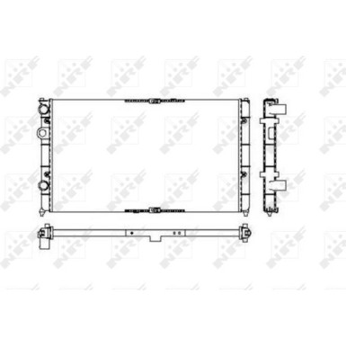 NRF | Kühler, Motorkühlung | 53632