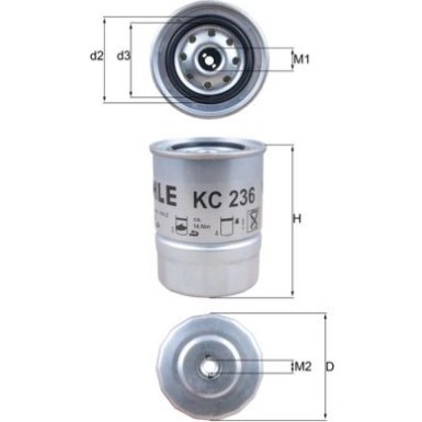 Knecht | Kraftstofffilter | KC 236