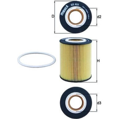 Knecht | Ölfilter | OX 433D