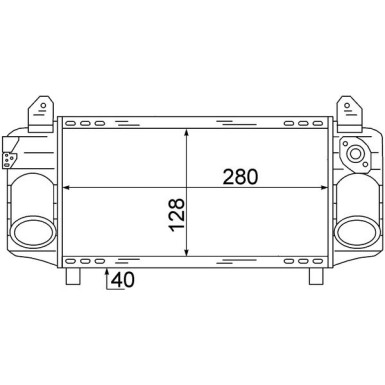 Mahle | Ladeluftkühler | CI 72 000S