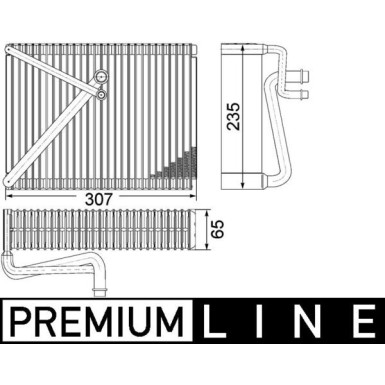 Mahle | Verdampfer, Klimaanlage | AE 87 000P