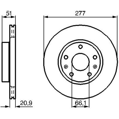 BOSCH | Bremsscheibe | 0 986 478 992