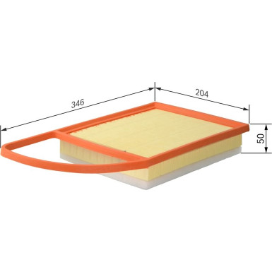 BOSCH F 026 400 220 Luftfilter