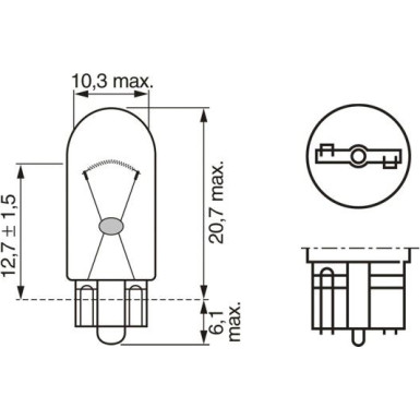 BOSCH | Glühlampe | 1 987 301 026