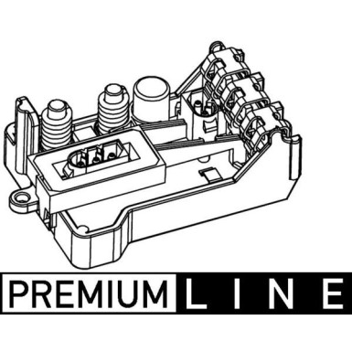 Mahle | Regler, Innenraumgebläse | ABR 30 000P