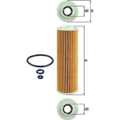 Knecht | Ölfilter | OX 183/5D1