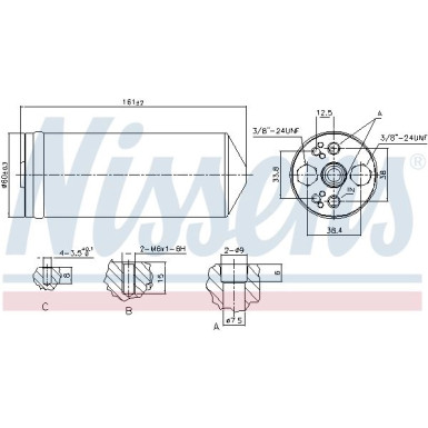 Nissens | Trockner, Klimaanlage | 95056