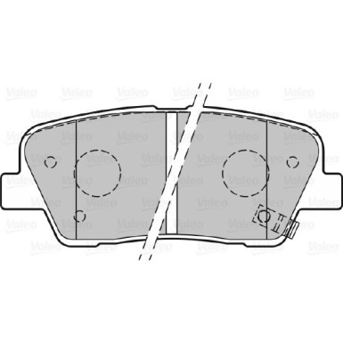 Valeo | Bremsbelagsatz, Scheibenbremse | 301134