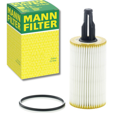 MANN-FILTER HU 7025 z Ölfilter mit Dichtung, Filtereinsatz