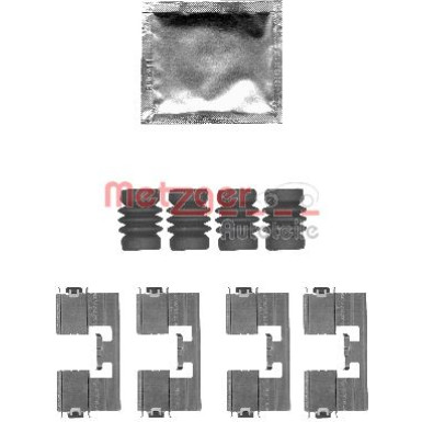 Metzger | Zubehörsatz, Scheibenbremsbelag | 109-1818
