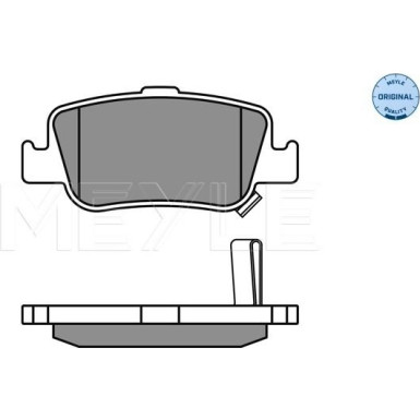Meyle | Bremsbelagsatz, Scheibenbremse | 025 246 6415/W