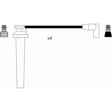 NGK | Zündleitungssatz | 2476