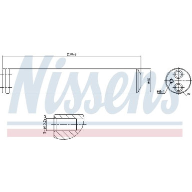 Nissens | Trockner, Klimaanlage | 95241