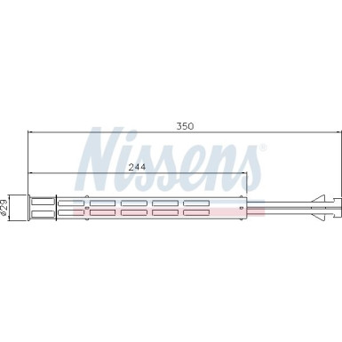 Nissens | Trockner, Klimaanlage | 95502