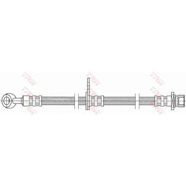 TRW | Bremsschlauch | PHD449