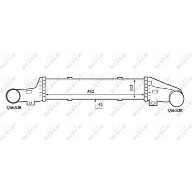 NRF | Ladeluftkühler | 30420