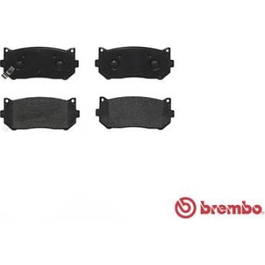 Brembo | Bremsbelagsatz, Scheibenbremse | P 30 008