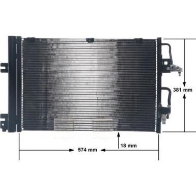 Mahle | Kondensator, Klimaanlage | AC 377 001S