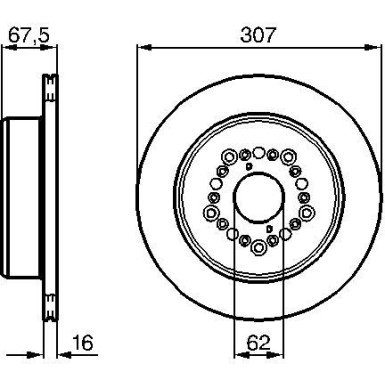 BOSCH | Bremsscheibe | 0 986 479 023